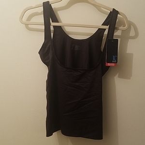 Firm control open bust camisole